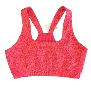 Reebok Pink Racerback Sports Bra XS